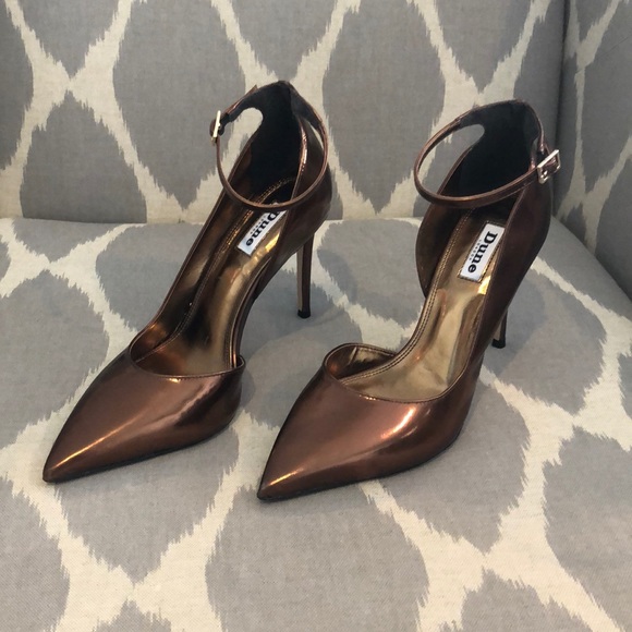 Dune London Bronze Pump - Picture 1 of 3